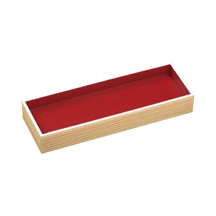 【寿司用折箱容器】WP-430(30)　本体　柾目赤
