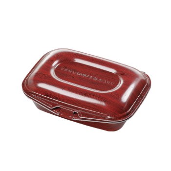 【特価セール】DLVランチ23-18-1 渋木目W 3仕切りタイプ