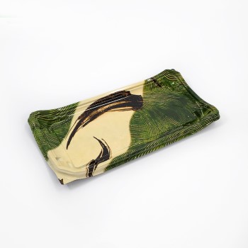 四季皿2-6 本体 はけ織部