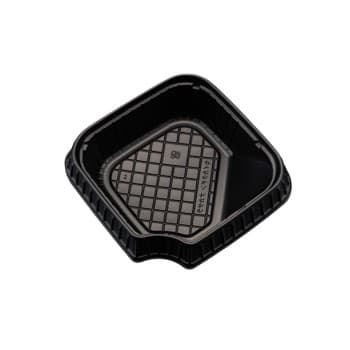 正角丼 中皿 黒