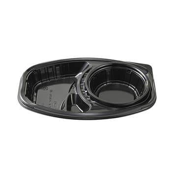 DLオーバル26-18　黒　本体
