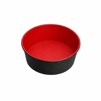 クラフトフードカップ　165φ　1000ml　赤黒　50枚