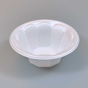 廉価発泡どんぶり E-103R(丼小) 白900枚(50枚×18)｜foodware+