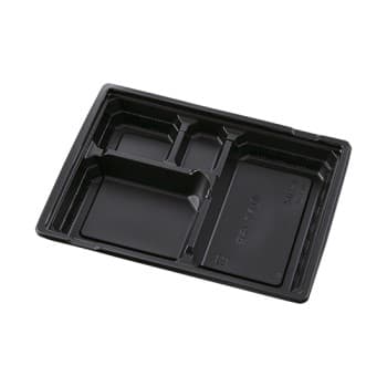 【サンプル】【耐熱フタ付弁当】KIP-7 黒