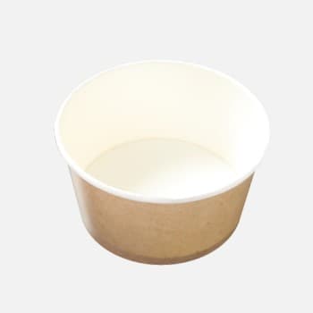 【紙製フードカップ】KM140-850　本体　茶