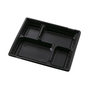 【サンプル】【耐熱フタ付弁当】KIP-4 黒