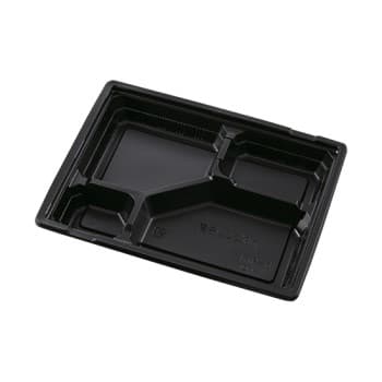 【サンプル】【耐熱フタ付弁当】KIP-6 黒