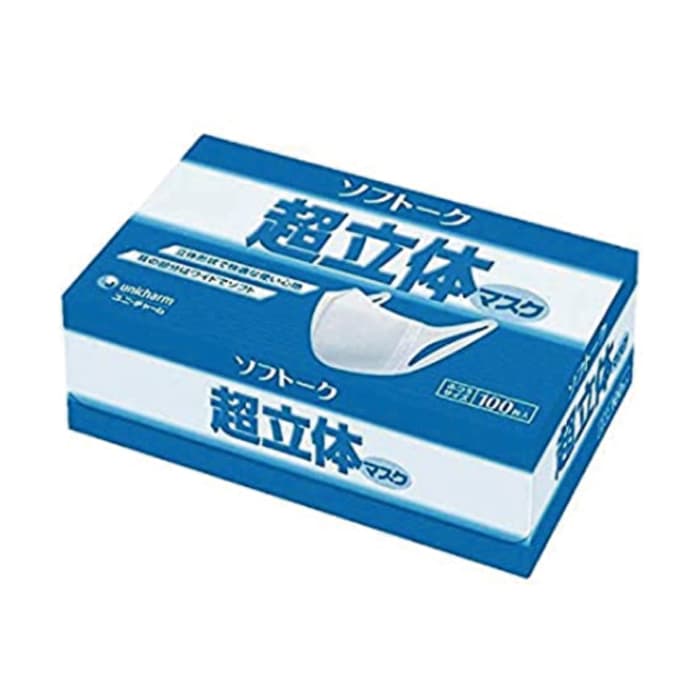 ソフトーク超立体マスク普通サイズ100枚