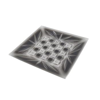 【サンプル】角皿 20 錦切子・墨