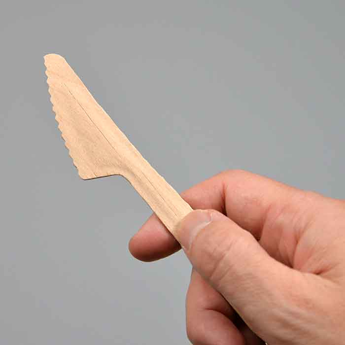 【特価セール】木製ナイフ　大　バラ　165mm