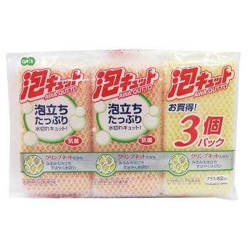 泡キュット ネットスポンジ 3P