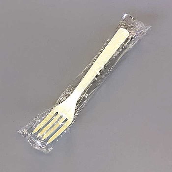 フォークスプーン【160mm】アイボリー個包装 3000本｜紙コップ・プラカップ・ペーパータオル・割り箸など日用品の通販MIYACO（みやこ）
