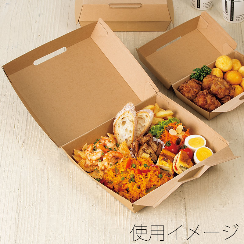 【サンプル】ネオクラフト　ランチBOX　L