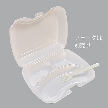 発泡折蓋容器 VK-612-2 白50枚|foodware+ 発泡折蓋容器 VK-612-2 白50枚|foodware+