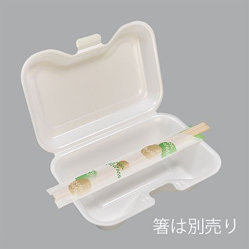 発泡折蓋容器　VK-608　白　50枚