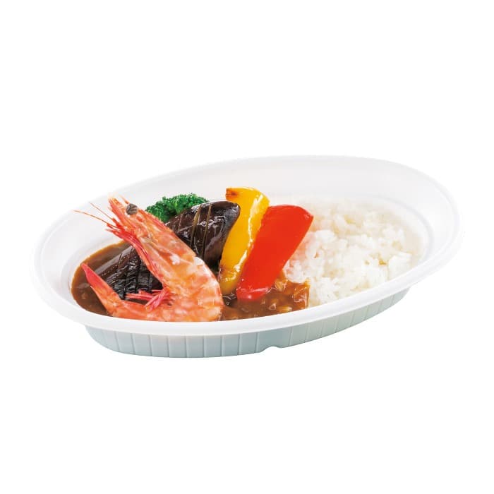 バイオ】カレー/オムライス用 CBH-214 ホワイト 本体1200枚(50枚×24)｜foodware+