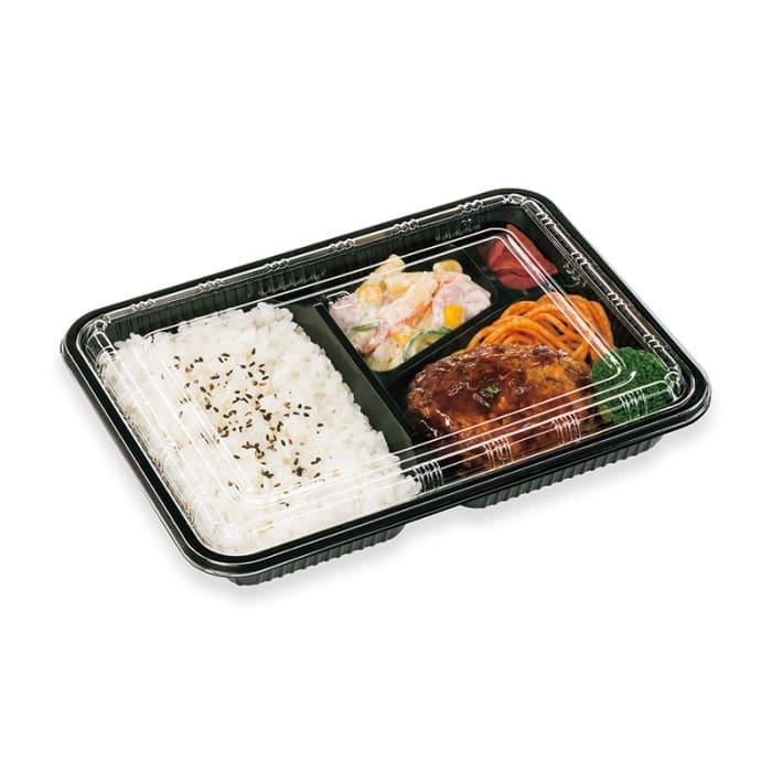 【定番弁当容器】Z-253　BS黒本体