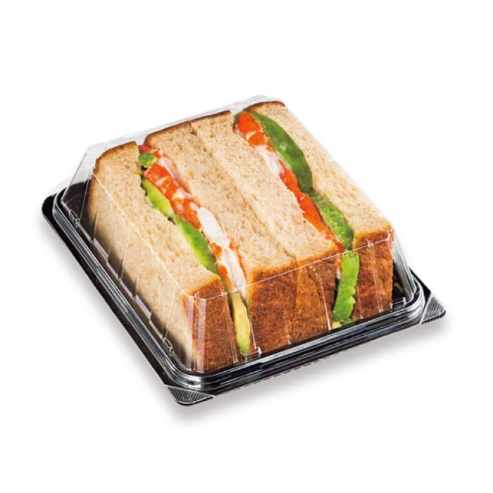 サンドイッチフードパック　KLB-13-16A　黒